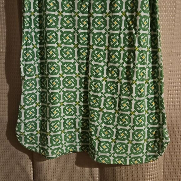 Vintage Juicy COUTURE COVERUP  DRESS S white print Green - Picture 6 of 7